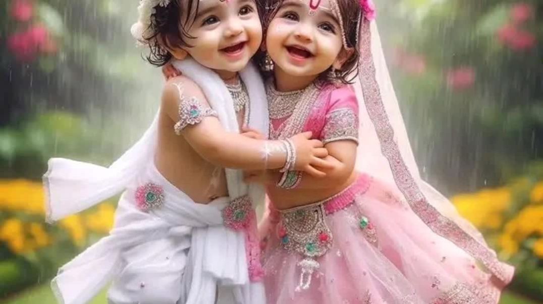 ⁣Radha Krishna WhatsApp status #shorts