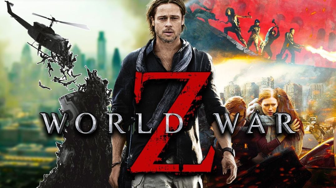 ⁣World war z movie zombies