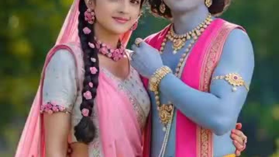 ⁣Jay_shree_radhe_Krishna_status_and_Radha_Krishna_Love_#shorts_#trending_#krishna_#love