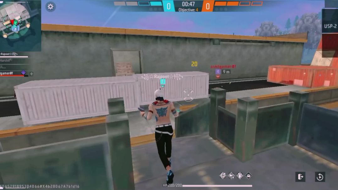 ⁣FREE FIRE MAX GAME PLAY 1VS4 CS RANK #freefire