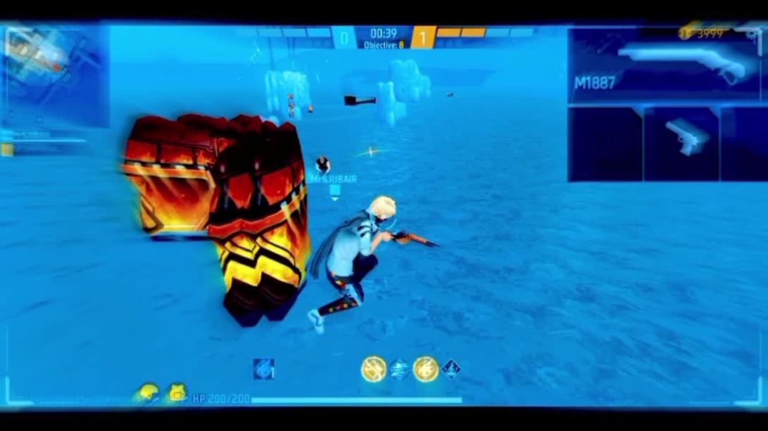 ⁣ZUBAIR GAMING free fire gameplay 😱🤔#️⃣