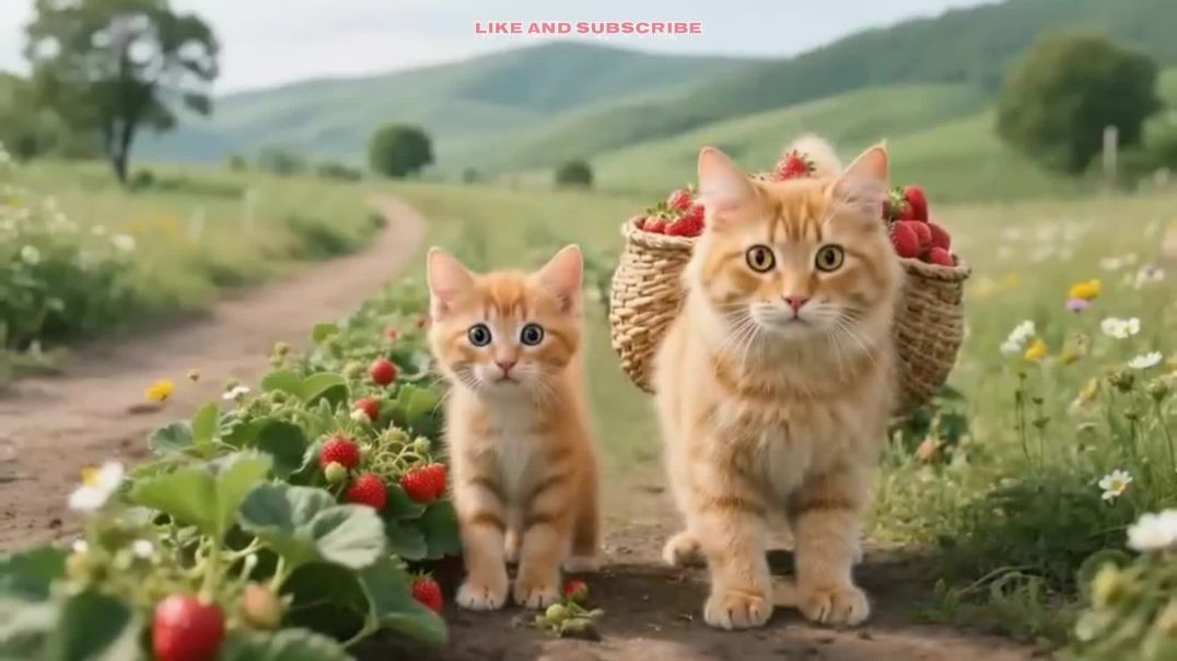 ⁣Cat rescue video viral video