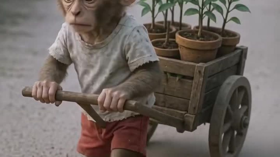 ⁣बेचारे बंदर को लोगों ने कैसे सताया 😭😭।। Emotional video 🥺🥺।। #emotional #monkey #tree