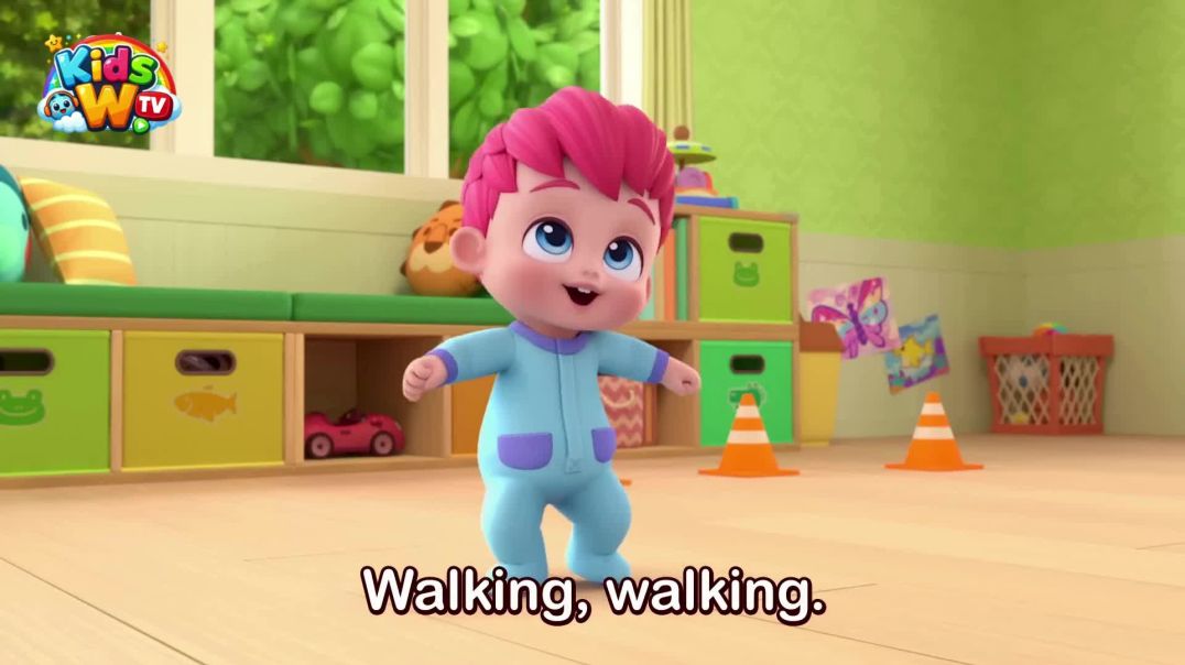 ⁣Walking Walking +more Nursery Rhymes ㅣ Kids Song CompilationㅣBebefinn