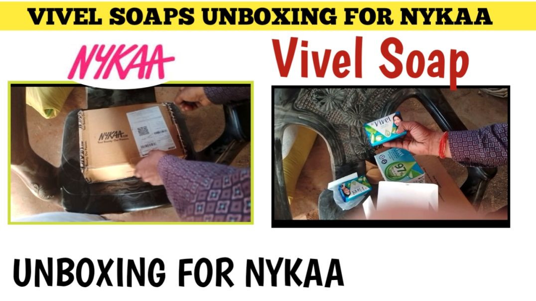 ⁣Vivel soaps unboxing for nykaa