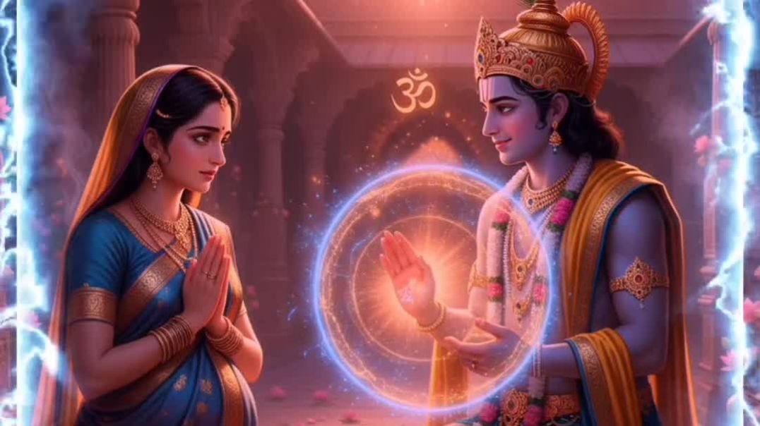 भगवान श्री कृष्ण द्वारा गर्भस्थ शिशु की रक्षा