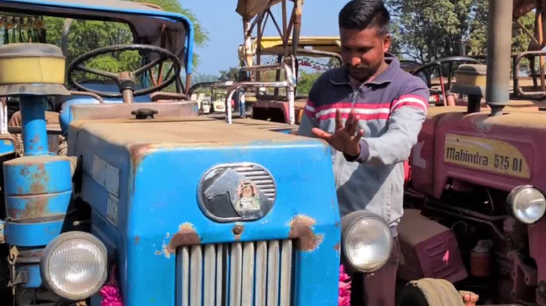 ⁣Low budget tractor Old tractor