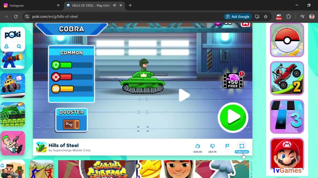 ⁣HILLS OF STEEL - Play Online for Free! _ Poki - Google Chrome 2025-12-26 20-34-53