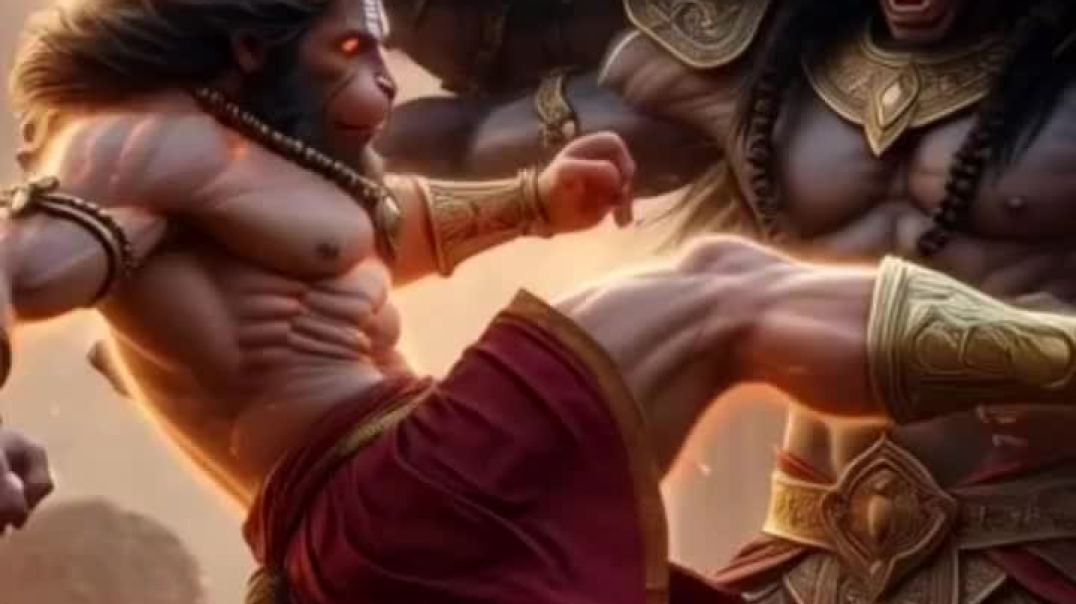 ⁣हनुमान की ऐसी हालत किसने की? - Full Shock! #sivpuran #mahadev