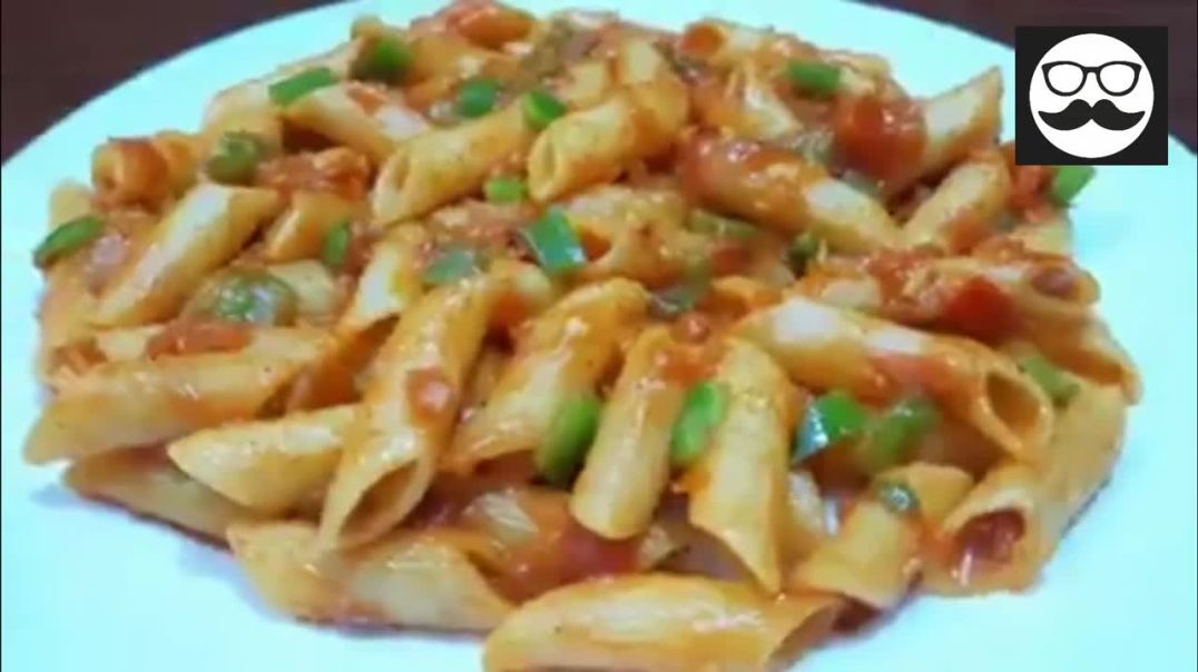 ⁣Indian Style Pasta Recipe _ How to Make Pasta at Home