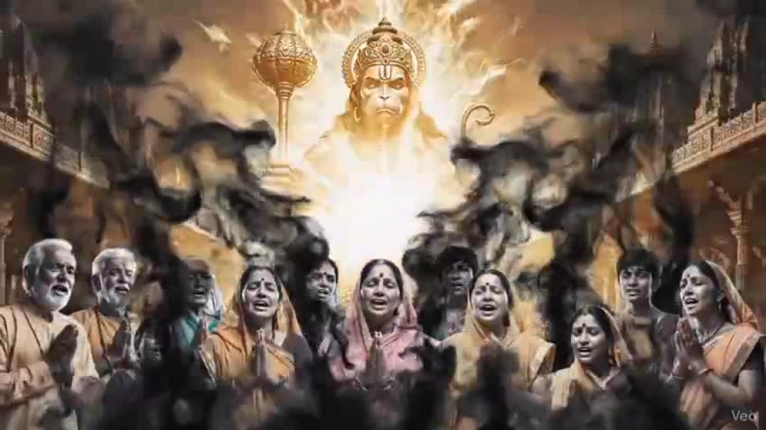 ⁣श्री हनुमान चालीसा 🌺🌺🙏🙏| My Voice Version | AI Visuals