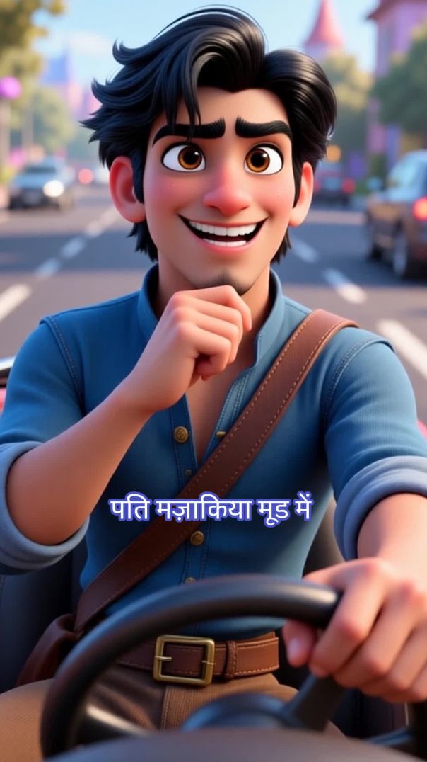 एक फ़ैमिली 'शोले' फ़िल्म देखकर घर पर कार से जा रही थी।