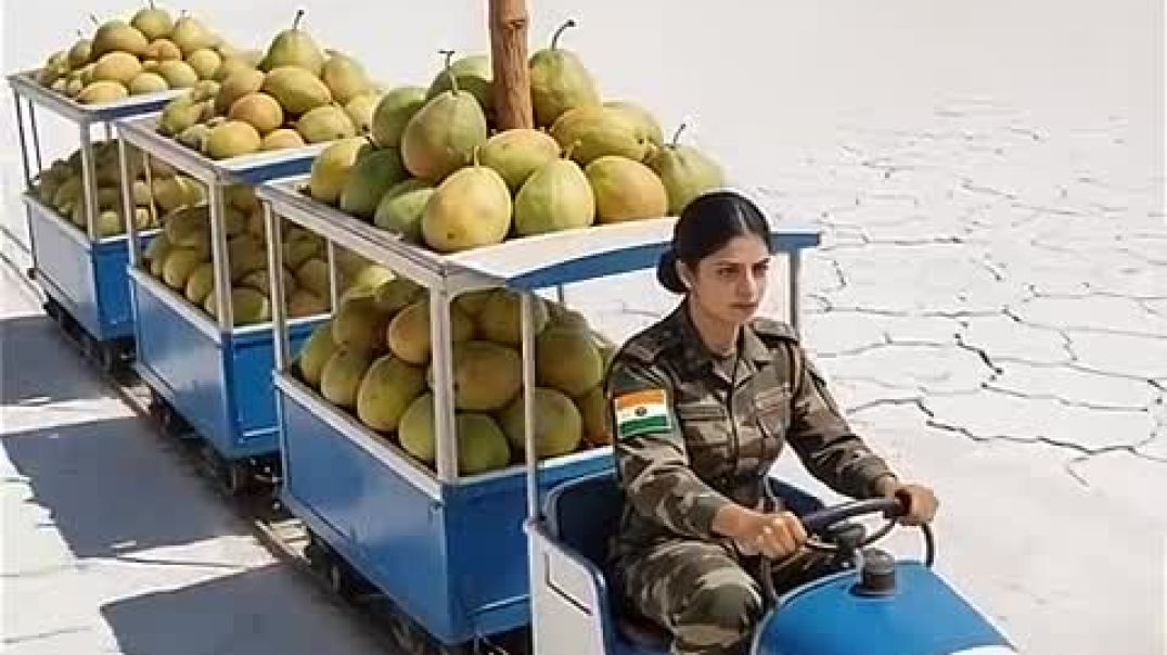 ⁣Lady_Soldier_saved_the_guava_tree_from_drying_up_by_watering_it_😭_#ai_#plants_#save_#watering(480p)