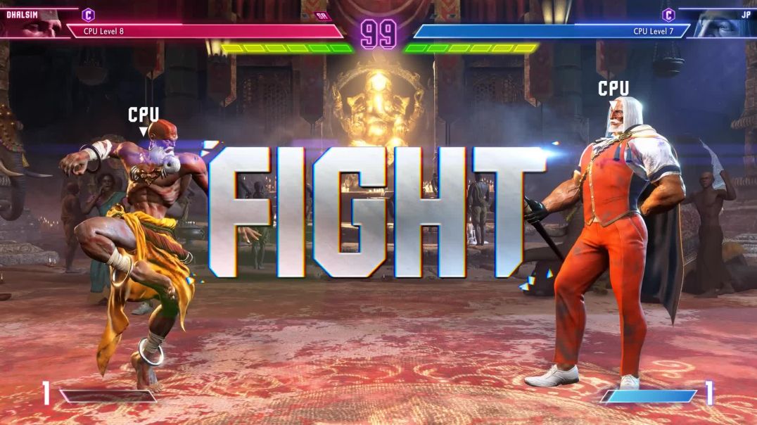 ⁣Street Fighter 6 - Dhalsim Vs JP [Dhalsimer Temple]