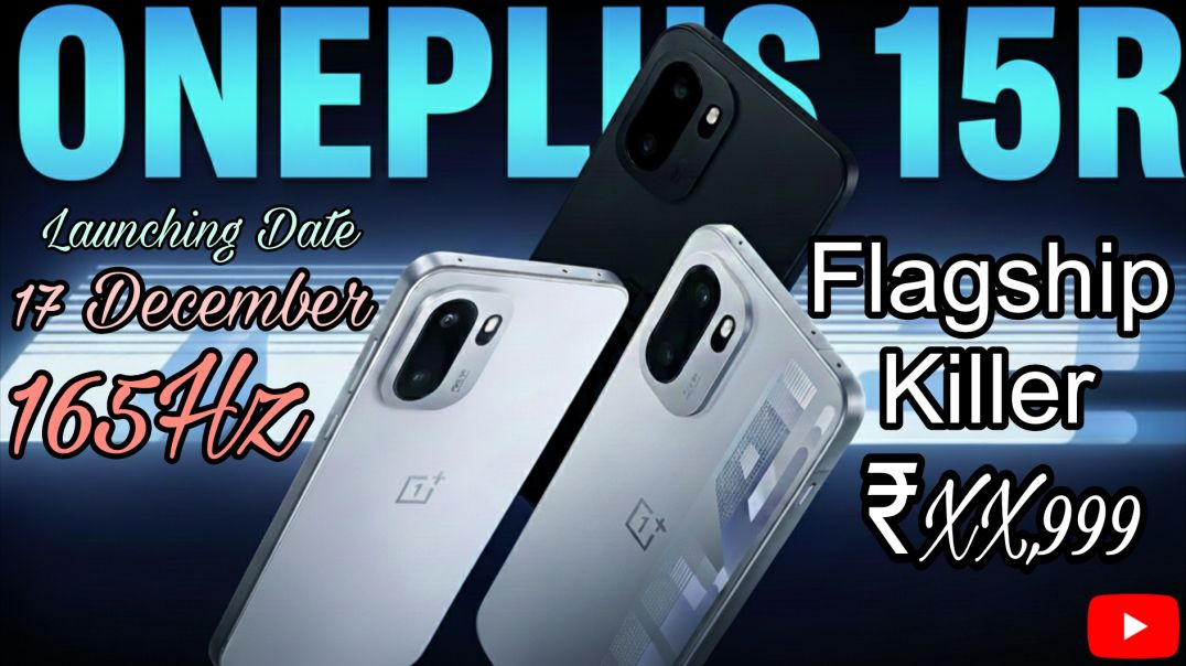 ⁣CONFIRMED!💯 OnePlus 15R India Price Leaked Before December 17 Launch 🔥
