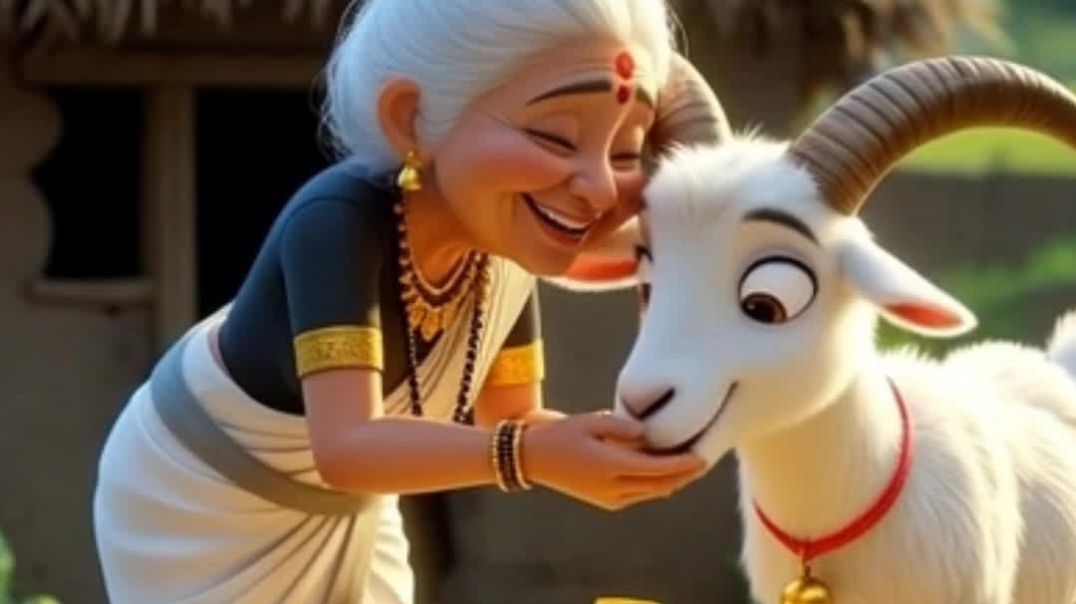 ⁣“Sona Barsane Wali Bakri! 😱 दादी की जादुई कहानी | 3D Cartoon Story | Magic Goat Hindi” #viralreal