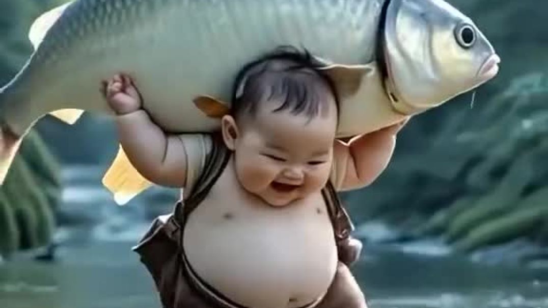 ⁣Baby animal love story(MP4)