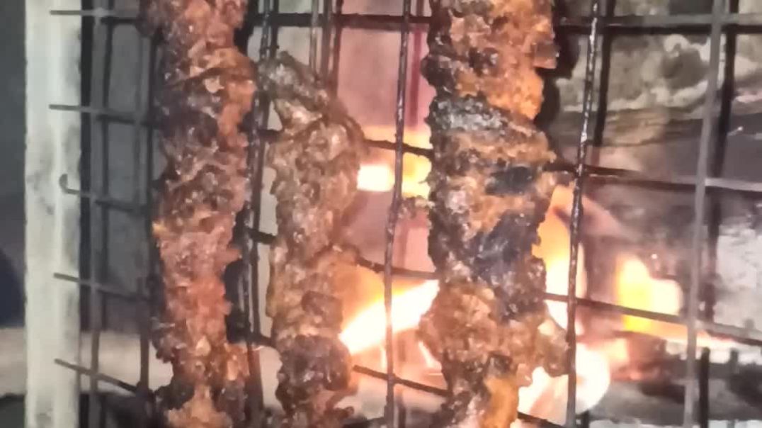 ⁣Make chicken kebab
