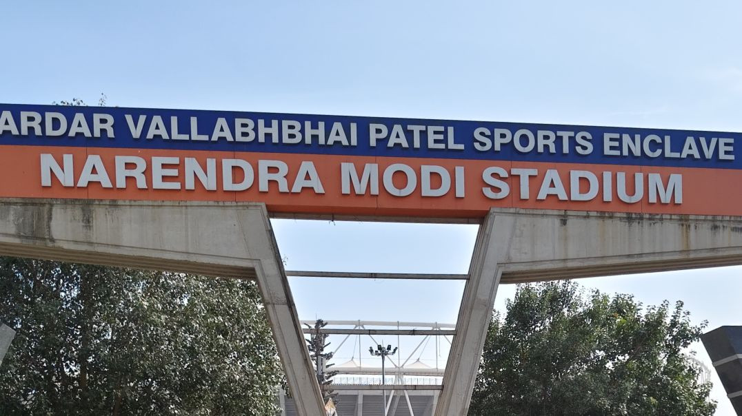 ⁣Live Cricket match Narendra Modi stadium 🏟️