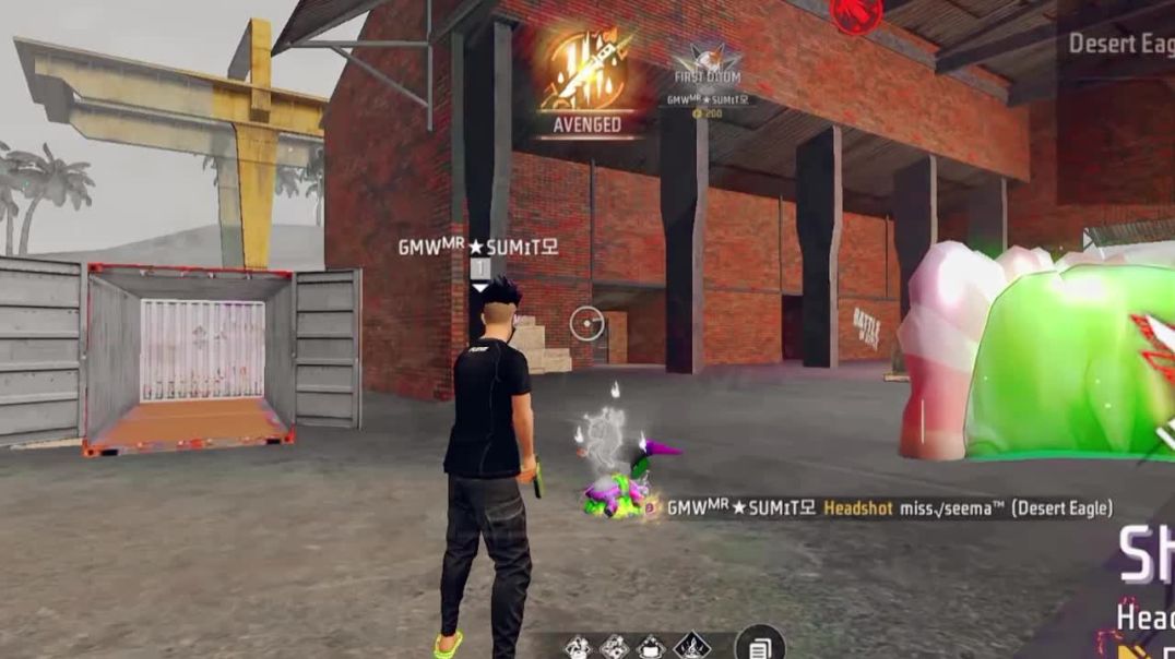 ⁣Free fire gameplay