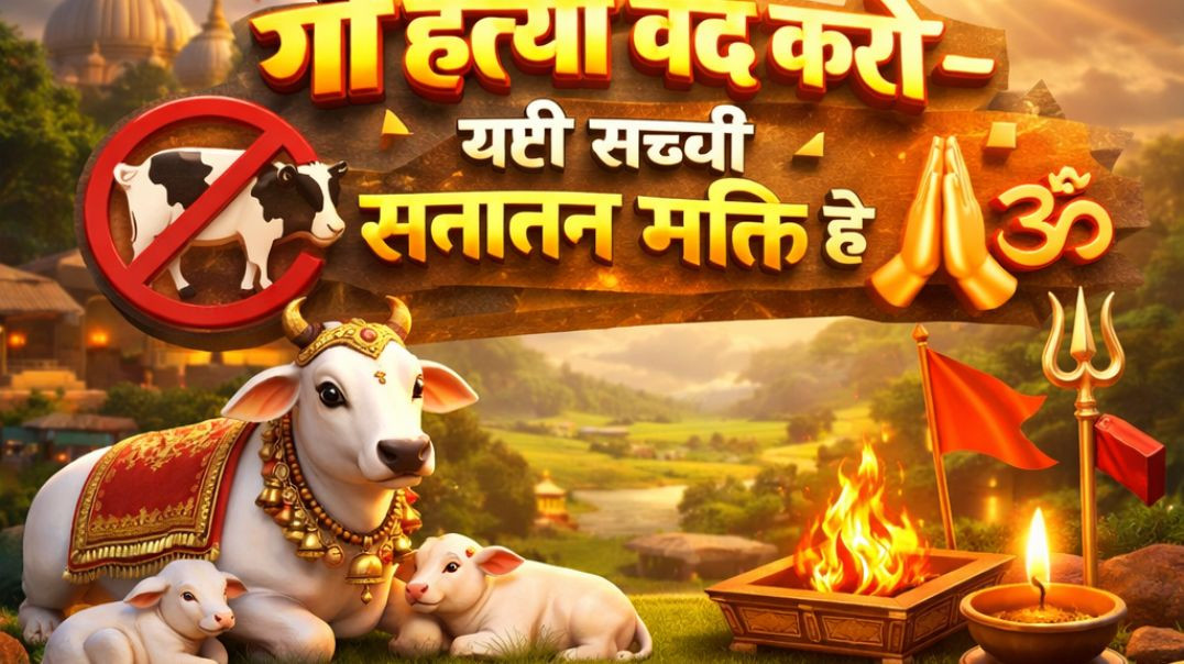 गौ हत्या बंद करो यही है सनातन भक्ति