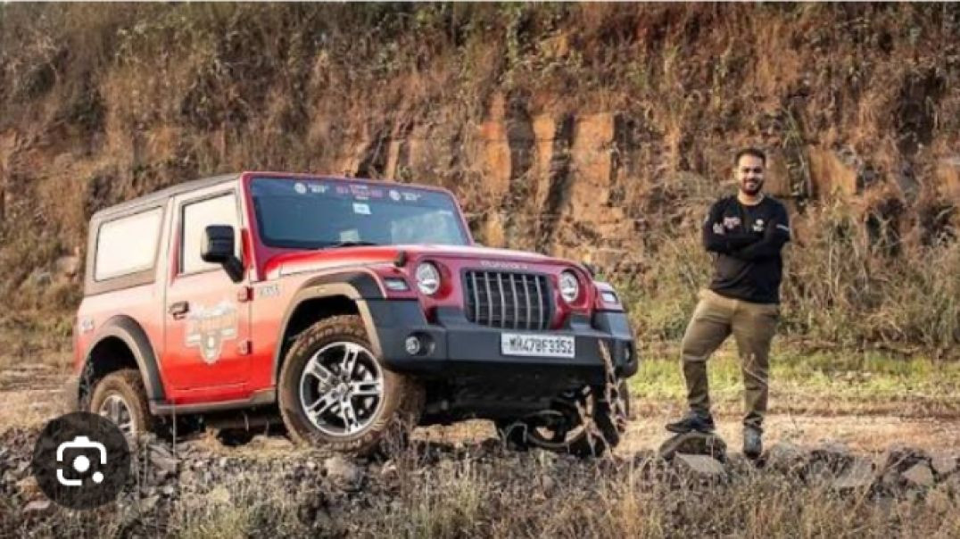 ⁣Thar offroading in real life