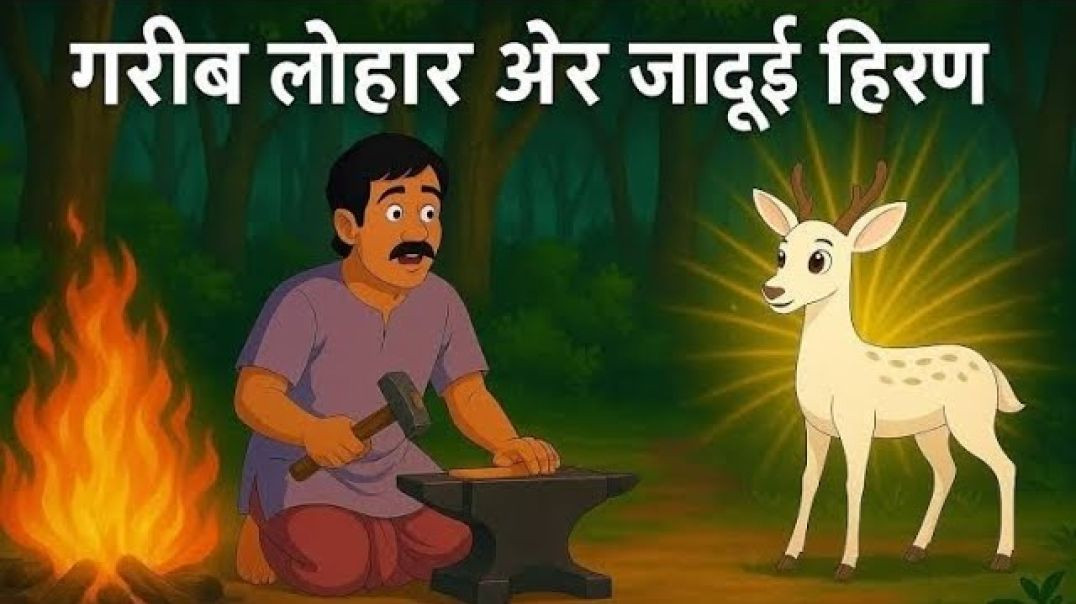 ⁣गरीब लोहार का जादुई हिरन _ Hindi Story _ Hindi Kahaniya _ Moral Stories _ cartoon story