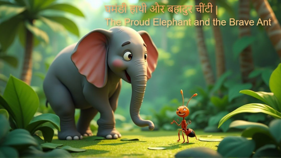 घमंडी हाथी और बहादुर चींटी | The Proud Elephant and the Brave Ant | Moral Story| Hindi Kahani