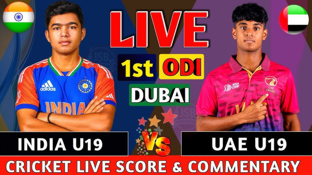 ⁣India vs UAE _ Highlights _ DP World Men_s U-19 Asia Cup