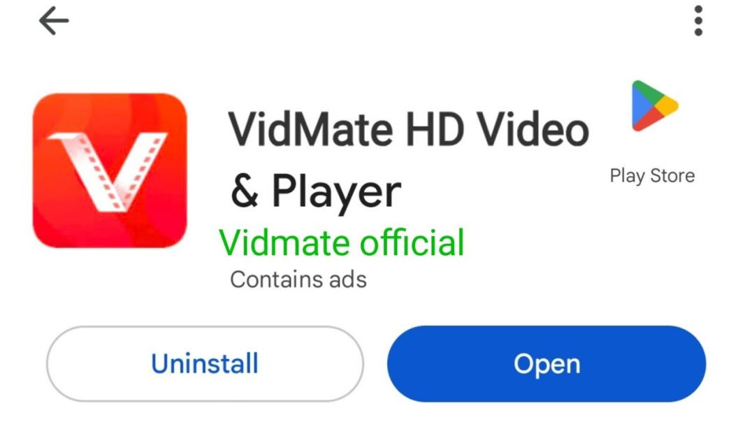 ⁣Play Store से Original Vidmate डाउनलोड करें 2025