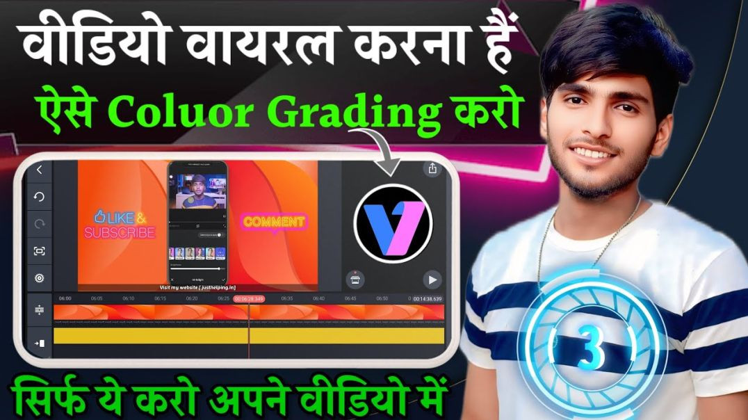 ⁣🎥 Master Color Grading in Vmake_ Create Stunning Videos with Pro Tips! 🌈✨