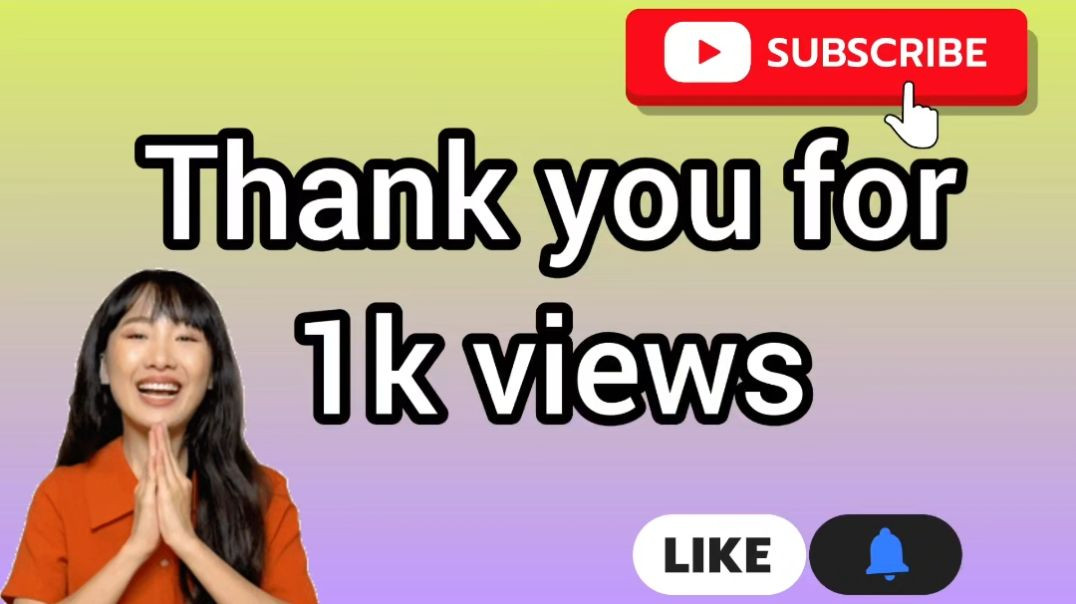 ⁣Thank you 1k views #trending #viral #Apanatube
