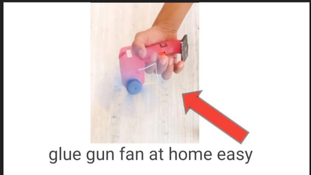 Old glue gun fan