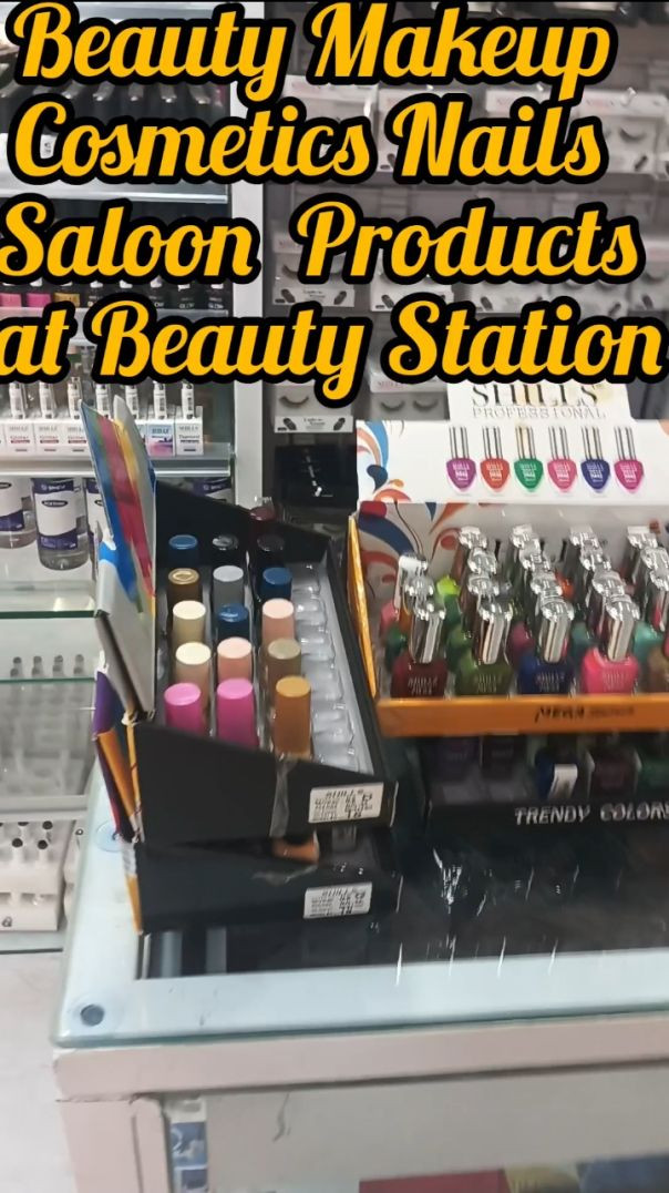 Exploring Beauty Makeup Cosmetics Nails Saloon  Products at beauty station