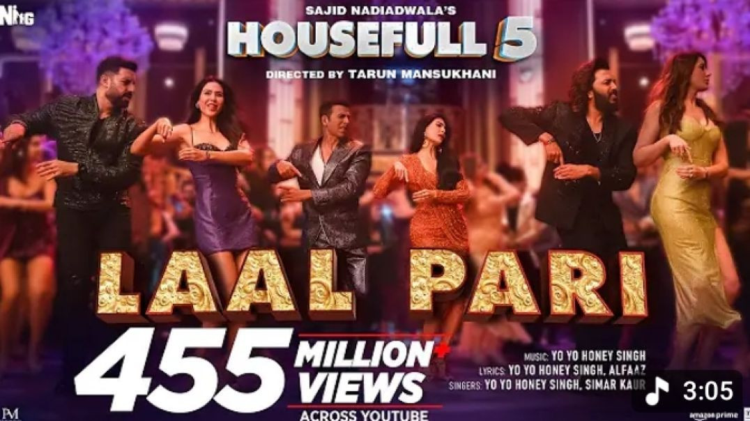 ⁣LAAL PARI (Song)_ yo yo hani singh _ Housefull 5(360P)