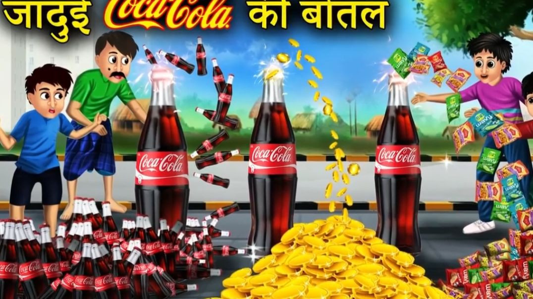 ⁣जादुई कोका कोला की बोतल || Hindi cartoon story video