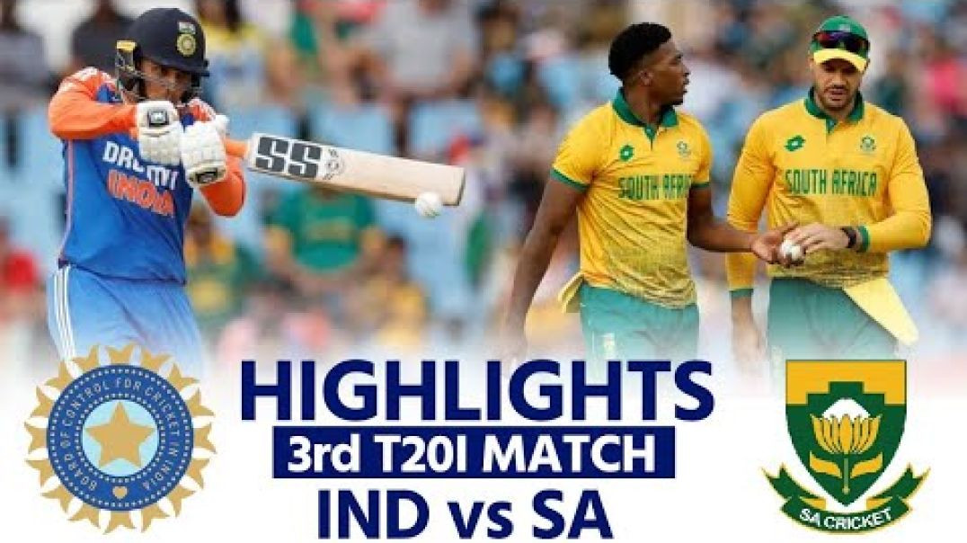 ⁣IND vs SA 2025, 3rd T20I Match Highlights