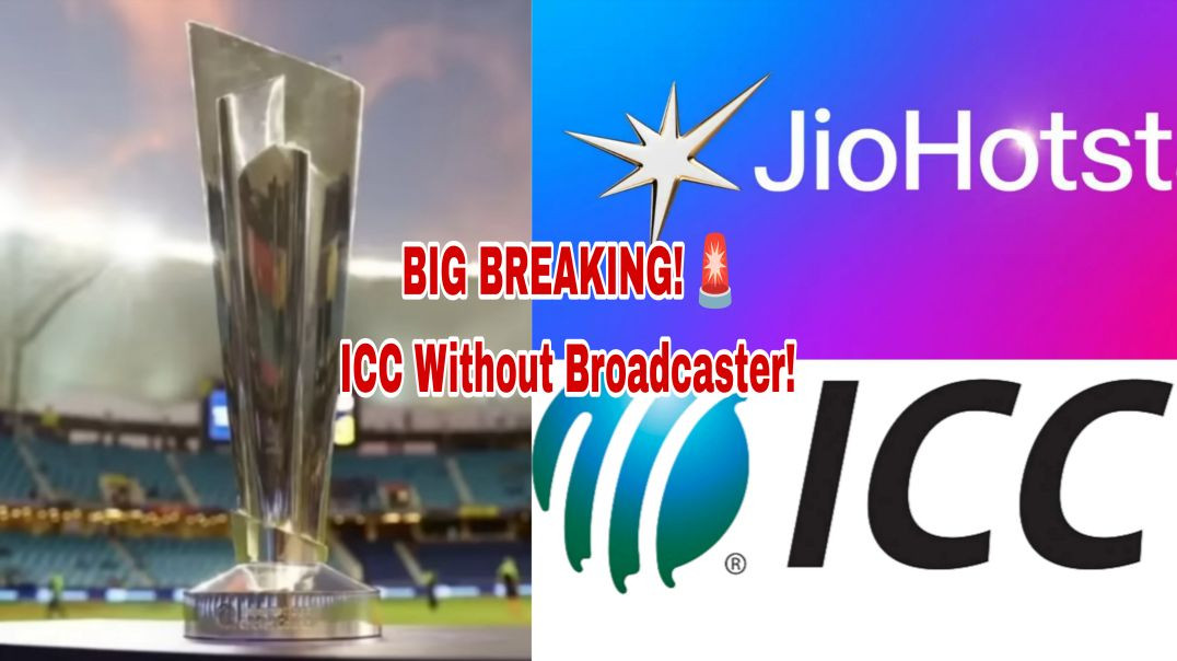 ⁣Big breaking ICC without broadcast media