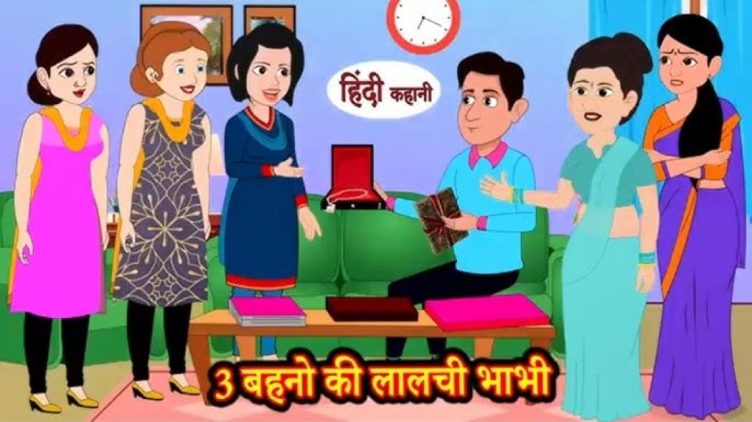 ⁣Teen Behne Aur Lalchi Bhabhi | Rishte Aur Lalach Ki Kahani|तीन बहनें और लालची भाभी। रिश्ते और लालच क