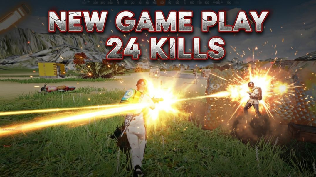 ⁣NEW GAMEPLAY 24 KILLS 🔥 Survival Unknown Battle Royale | Ultra Aggressive