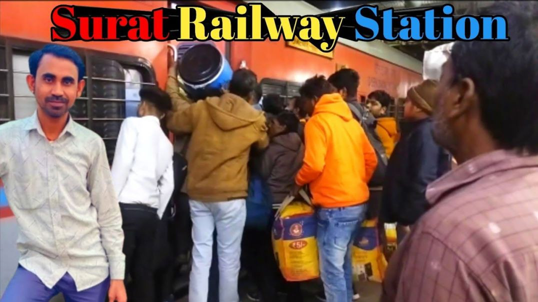 ⁣दोस्ती की सबसे मुश्किल घड़ी 💔 Surat Railway Station Vlog