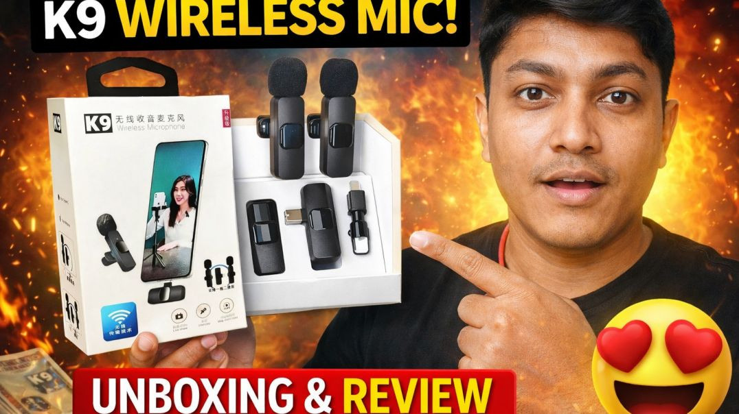⁣K9 Wireless Mic Review | Budget Wireless Mic for Creators