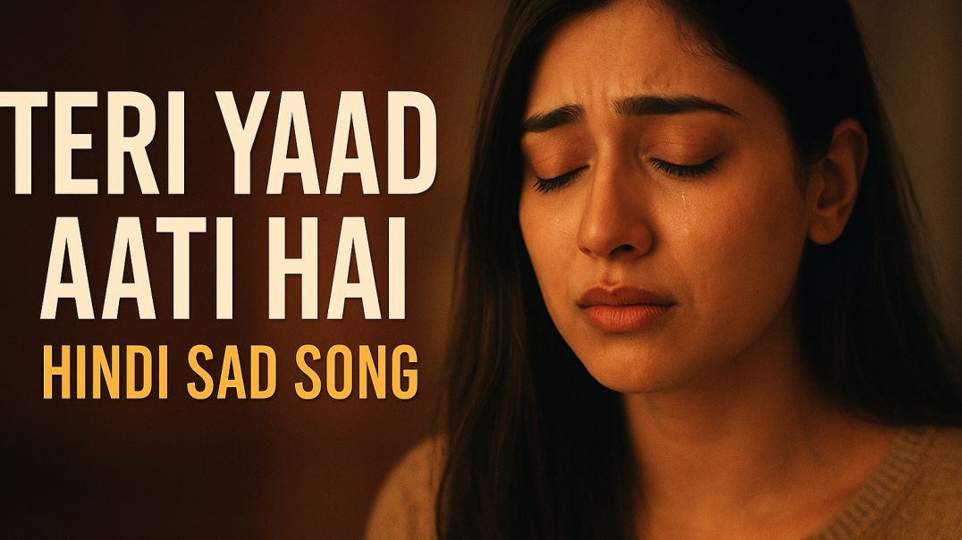 ⁣Teri Yaad Aati Hai | Hindi Sad Song | Emotional Heartbreak Song | Bollywood Style