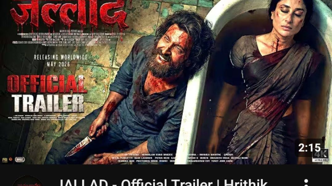 ⁣JALLAD Movie Trailer | Hrithik Roshan | Kareena Kapoor | First Look 2025