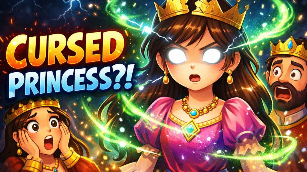 ⁣Born With a Strange Curse?! 😱 | The Cursed Princess | Cartoon Story