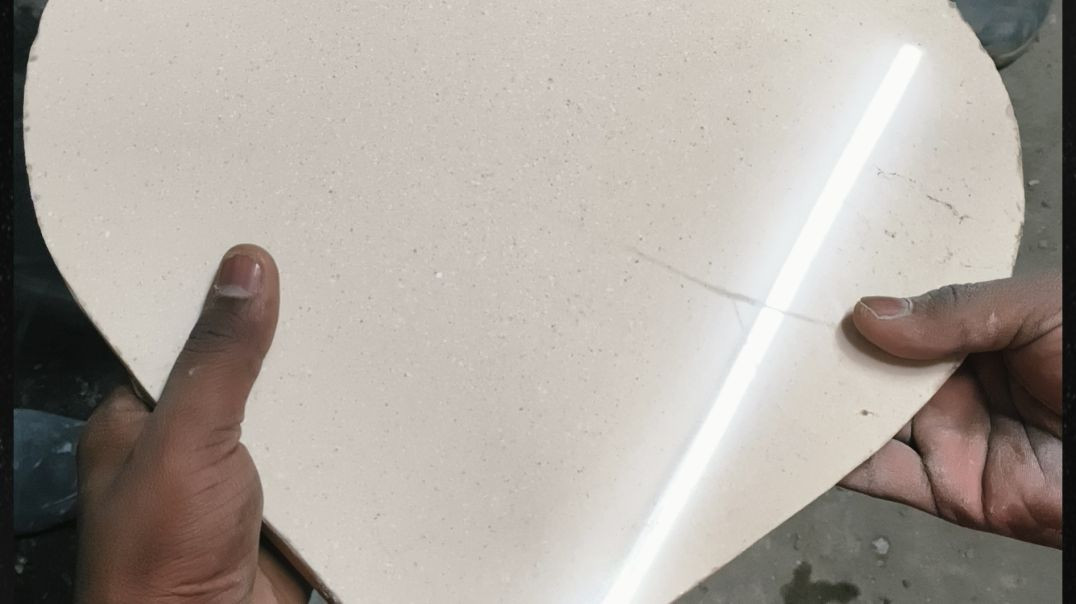 ⁣Tiles cutting Dil Bana raha hai bhai