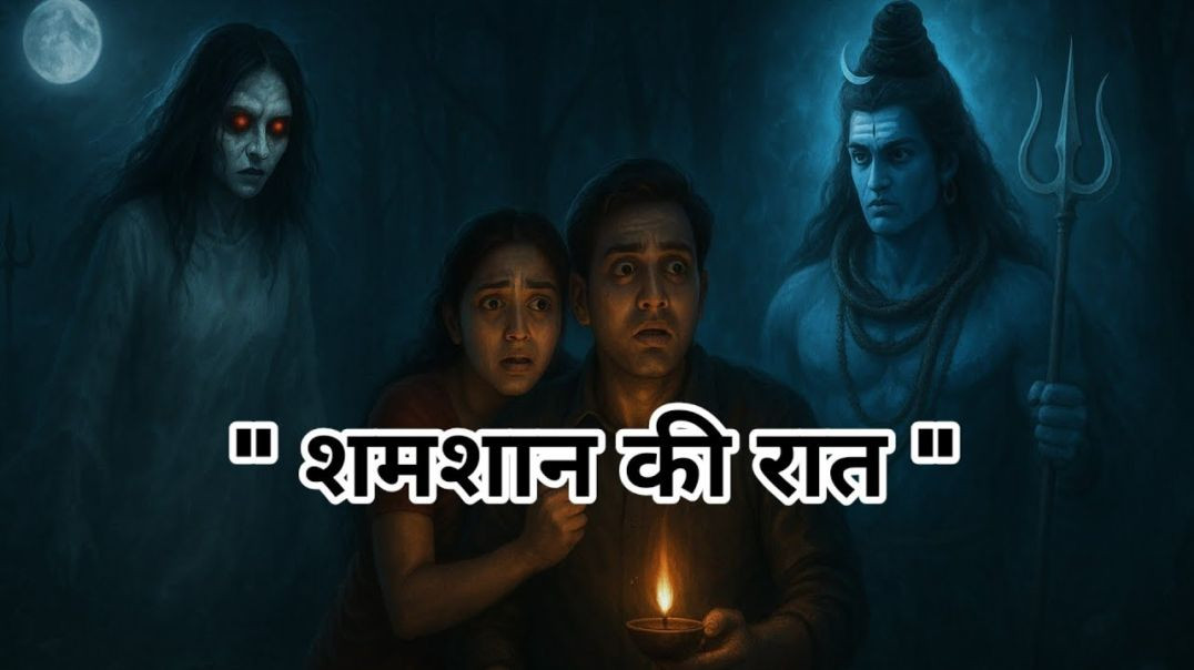 ⁣“श्मशान की रात… पीछे कौन था_”