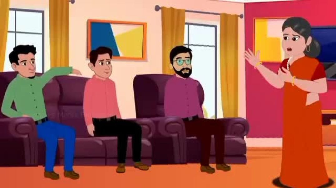 ⁣तीन दामाद एक सास