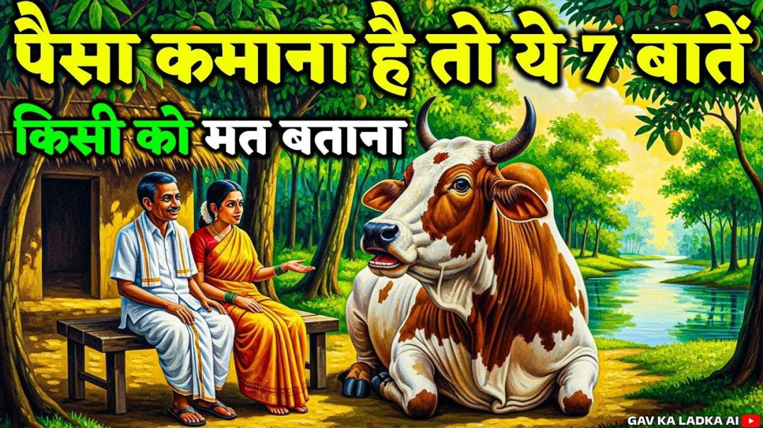 ⁣गाय की 7 गुप्त सीख_ अमीर बनना है तो ये 7 बातें किसी को मत बताना _ 2025 में चुपचाप Rich बनें _
