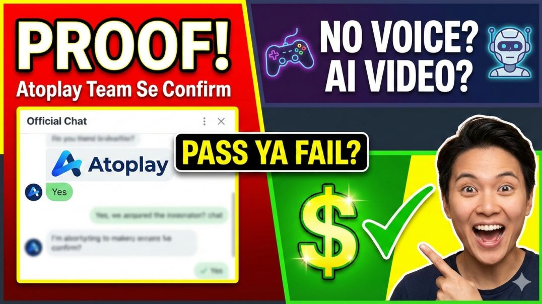 ⁣Autoplay Par AI/Gameplay Video Monetize Hoga? 😱 Official Proof & Naya Rule!